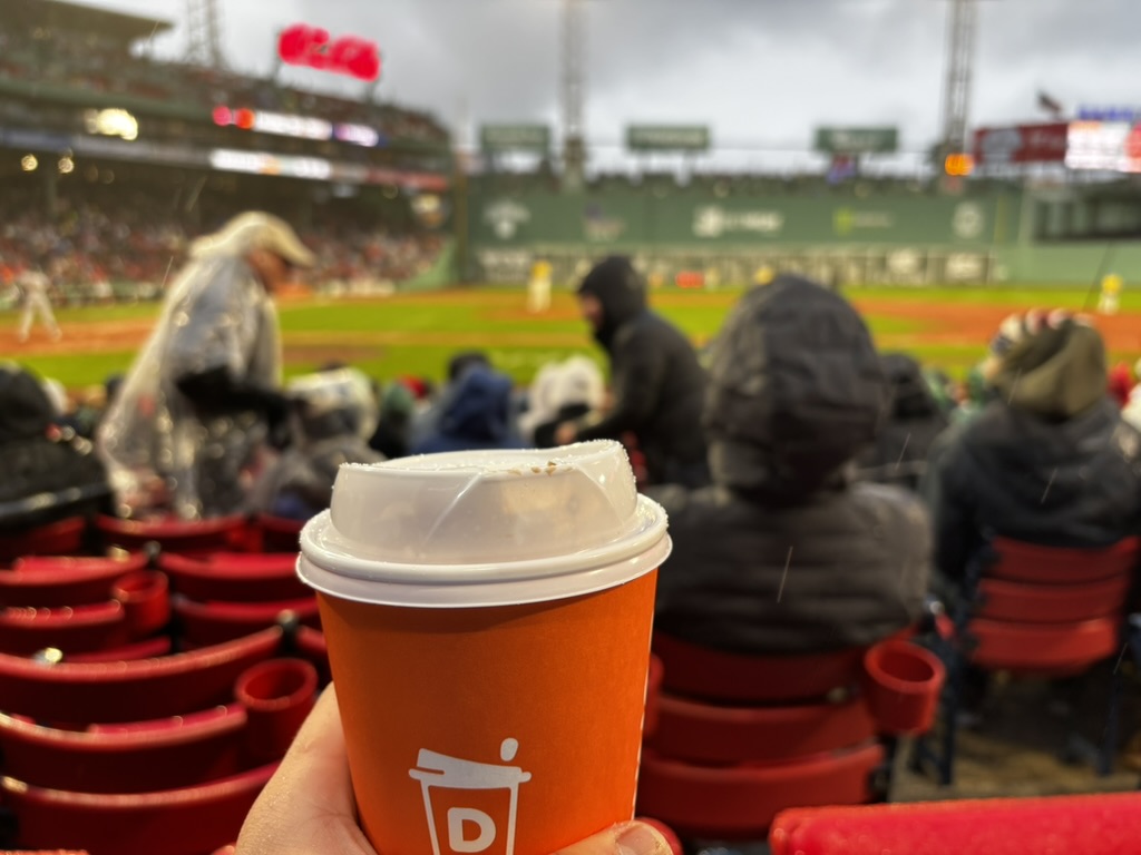 Hot Chocolate at Fenway Park